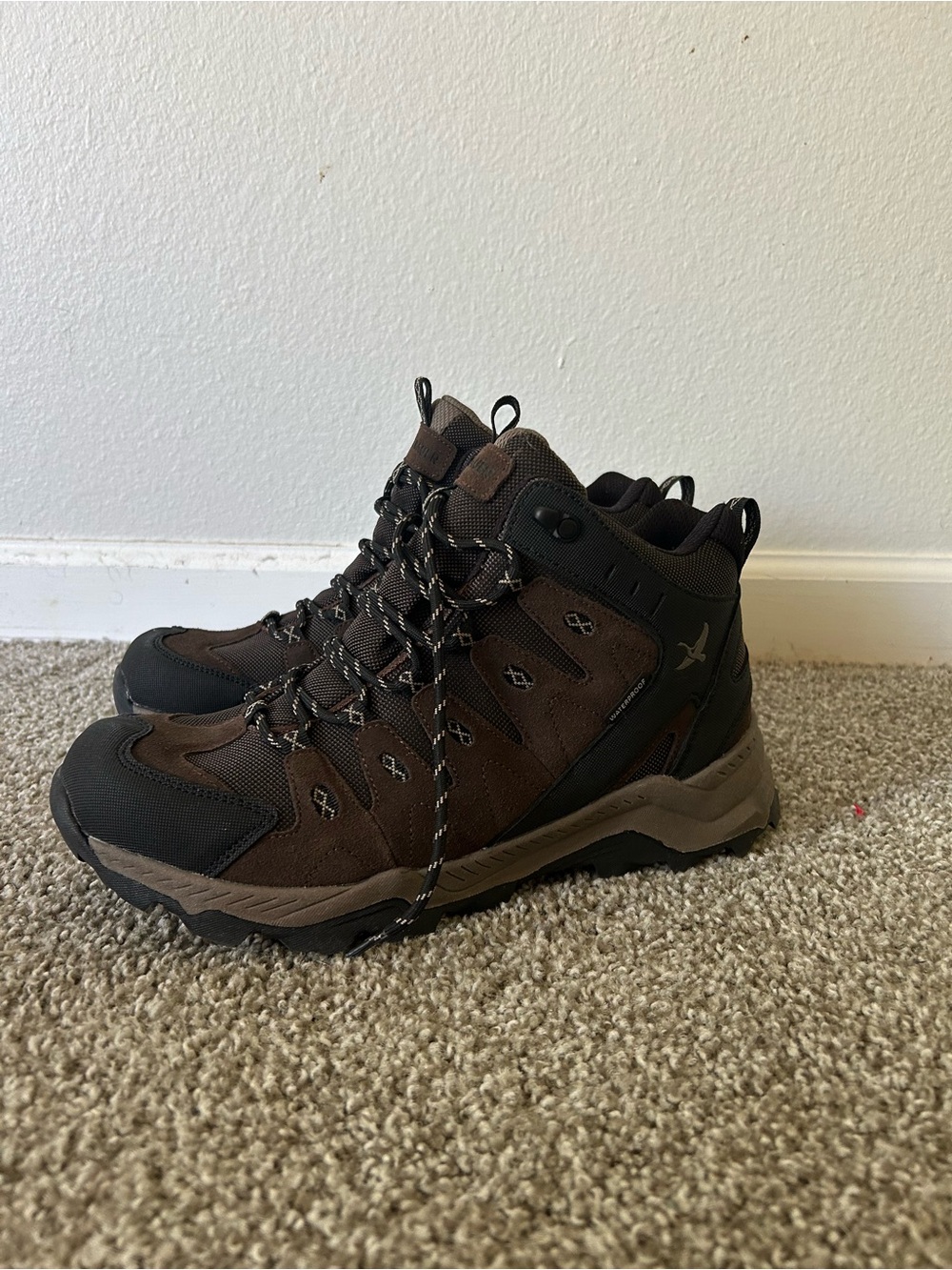 Men's Brown Waterproof Boots - Picture 2 of 6